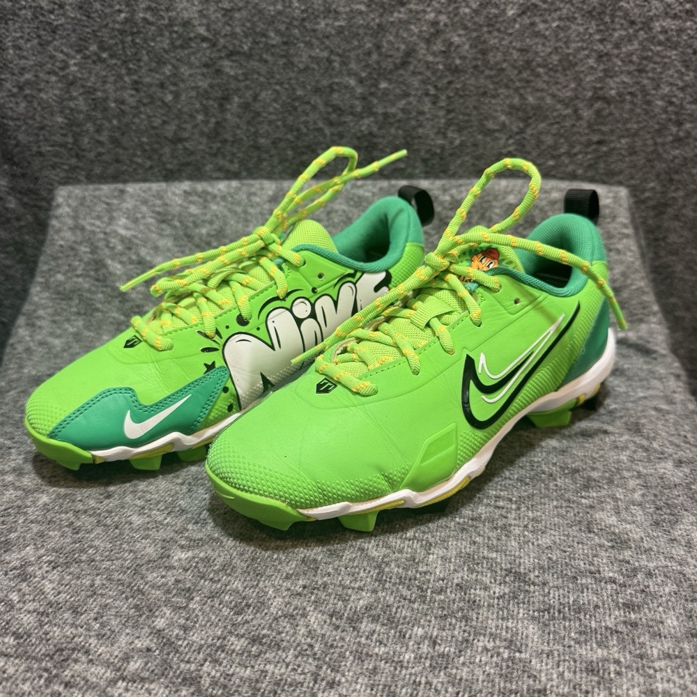 Nike Force Trout 9 Keystone GS Green Strike Baseball Cleats 5.5Y FZ8656-300